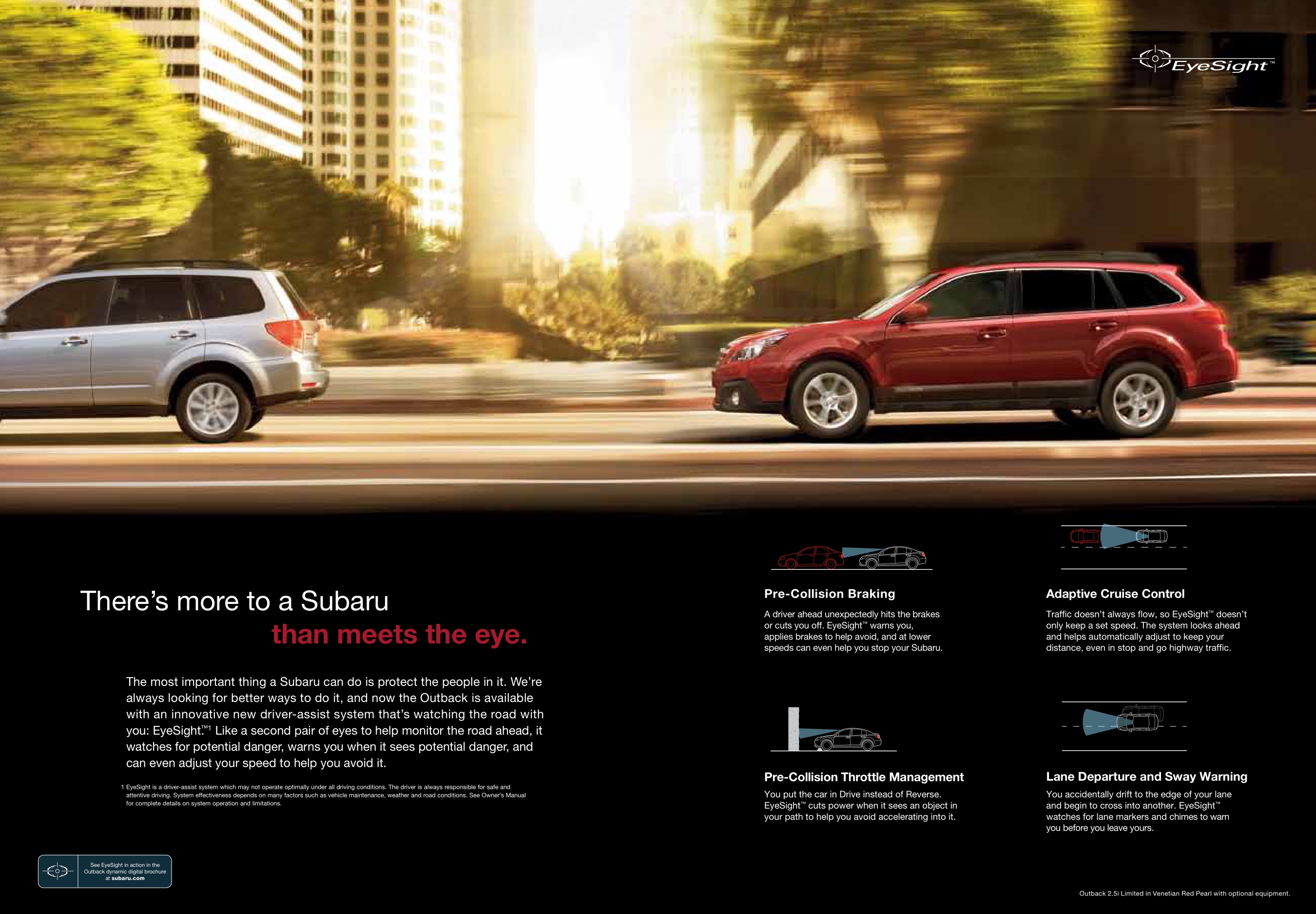 2013 Subaru Outback Brochure Page 4